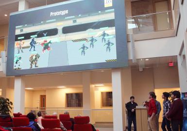 Chaotic Good presenting game in Franklin Hall