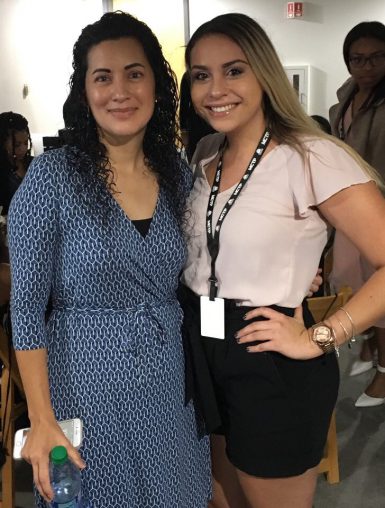 Senior Melissa Dvojacki attended a talk by chief operating officer Solange Claudio at MCTP.