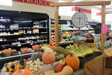 The Lost River Market and Deli produce section