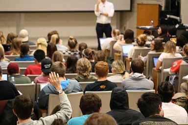 Radiolab's Pat Walters speaks to the Behind the Prize class