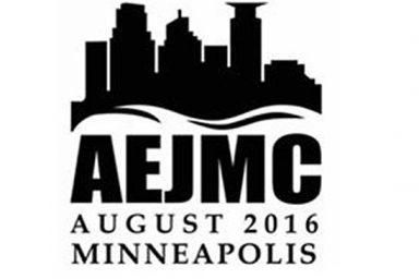 Logo for AEJMC August 2016 Minneapolis