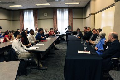 Panel discussion at The Media School