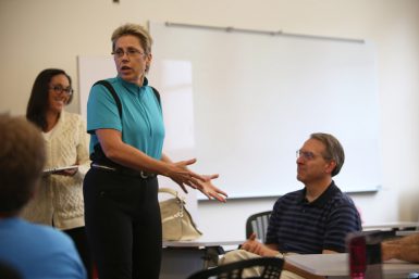 From left: Barbara Cherry and Matt Pierce