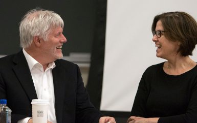 Tom French and Anne Hull at The Media School