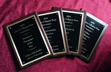 IU student media outlets won top honors at ICPA awards ceremony.