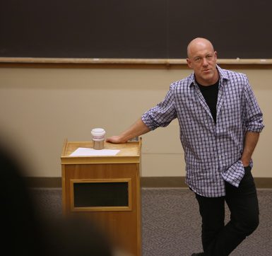 Leibovich encouraged students to take risks in their reporting and to avoid being afraid of making mistakes. (Emma Knutson | The Media School)