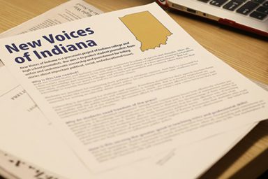 New Voices of Indiana info sheet