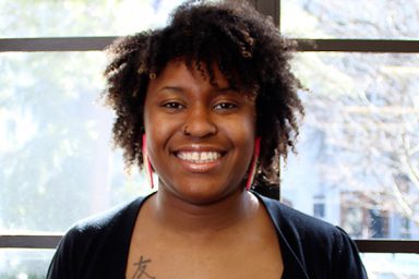 Doctoral student Katrina Overby