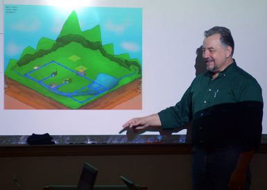 Professor of practice Mike Sellers said Waterworks has a Sim City vibe.