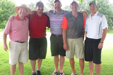 From left, John Schwarb, Tom Biersdorfer, JR Ross, Greg Bardonner and Brad Watts