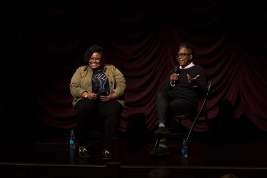 Filmmaker Cheryl Dunye visited IU Cinema in January as part of the Jorgensen Guest Lecture Series.
