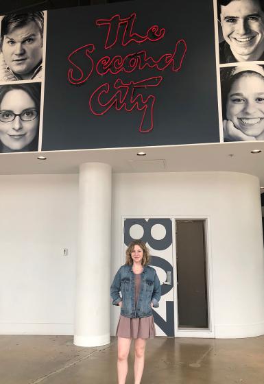 Junior Julia Weinstock interned at Second City in Chicago this summer.