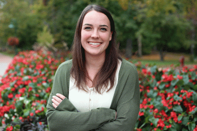 Doctoral candidate Kelsey Prena