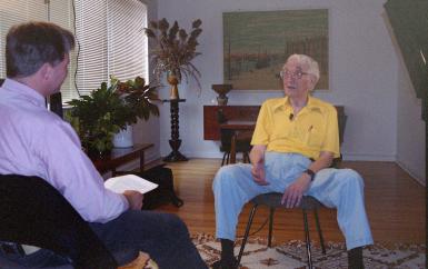 Mike Conway interviews the ate Reuven Frank, an early TV news pioneer and creator of the "Huntley Brinkley Report," which is now known as the "NBC Nightly News."