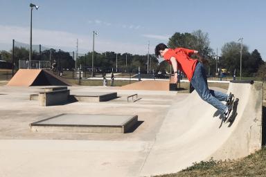 Ethan Williams skating