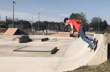 Ethan Williams skating