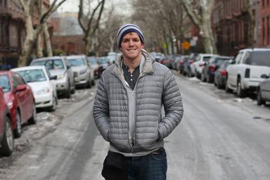 Brandon Stanton standing on a New York City street