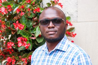 Doctoral student Kevin Mudavadi