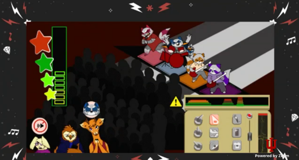 Screenshot of video game Rockin’ Racket: Tunes from the Trash Pit