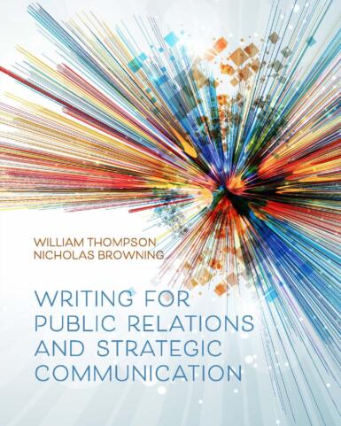 Multi-colored textbook cover
