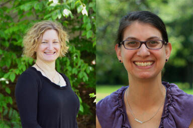 Headshots of Stephanie DeBoer and Rachel Plotnick.