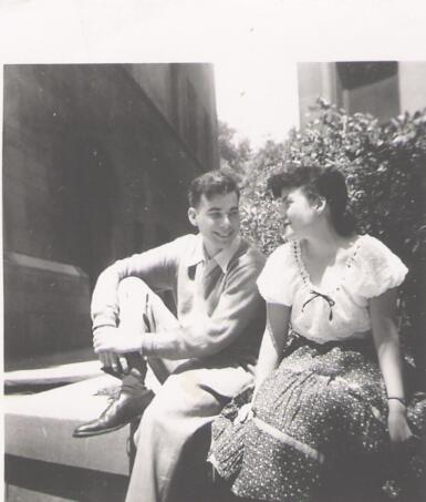 An old photo of Zelda and Marshall Tolchinsky.