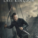 Last Kingdom promo. A man holds two swords in a stormy night.